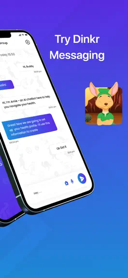 Game screenshot Dinkr Messaging apk