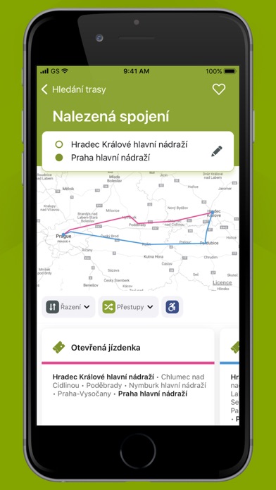 OneTicket – Jedna jízdenka Screenshot