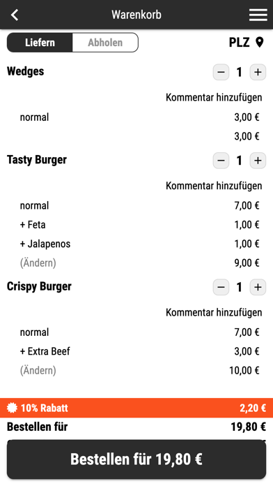 Tasty Burger Detmold Screenshot