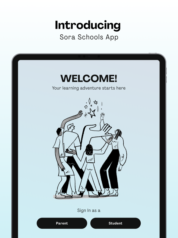 Sora Home iPad screenshot 1 - Education app