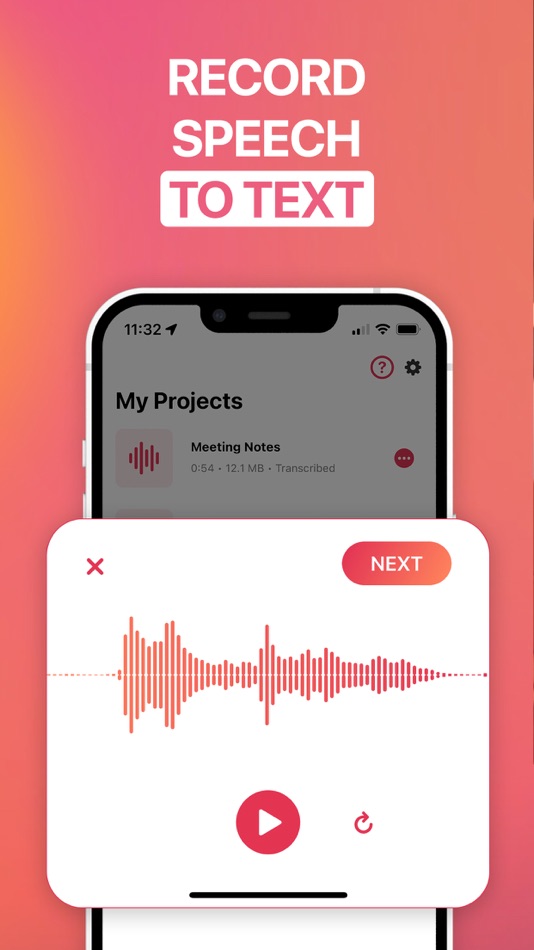#2. Transcribe Audio Video Voice (iOS) 게시자: Take Agency, LLC