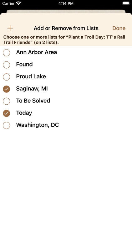 Clue Tracker for Letterboxing screenshot-5