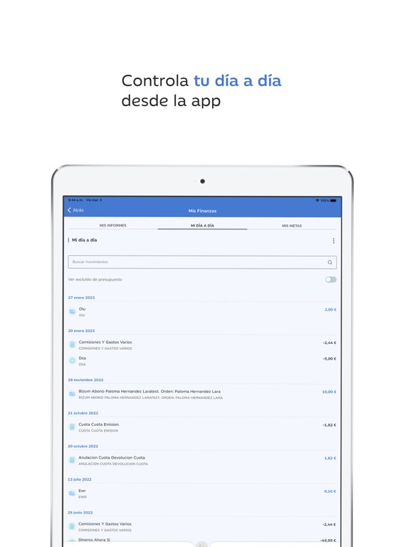 Ibercaja iPad screenshot 4 - Finance app