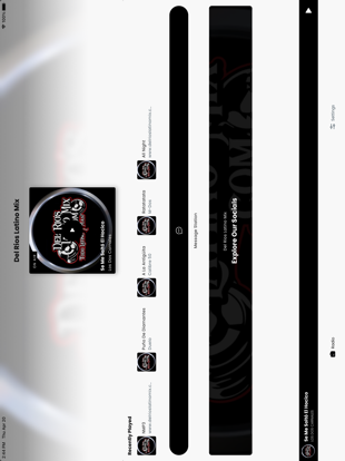 Del Rio's Latino Mix iPad screenshot 1 - Music app