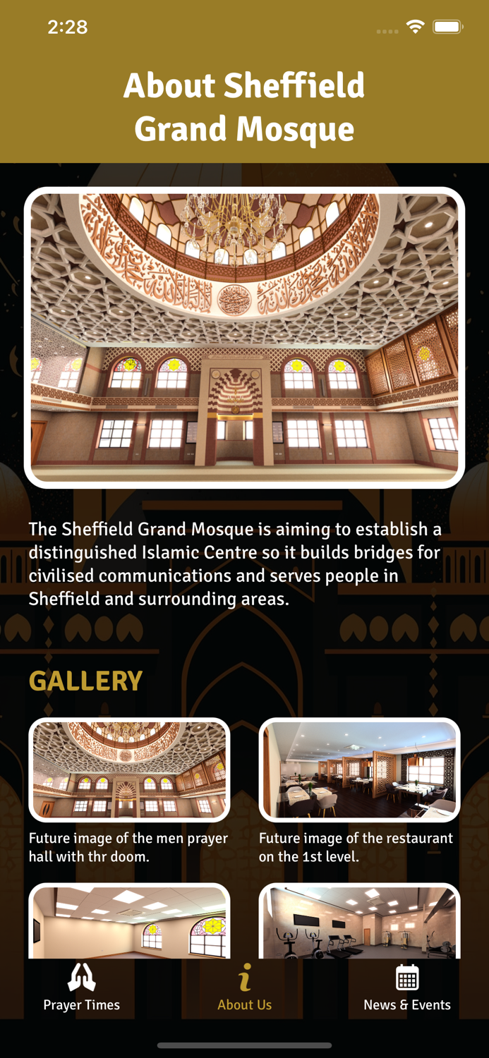 Mosque Prayer App