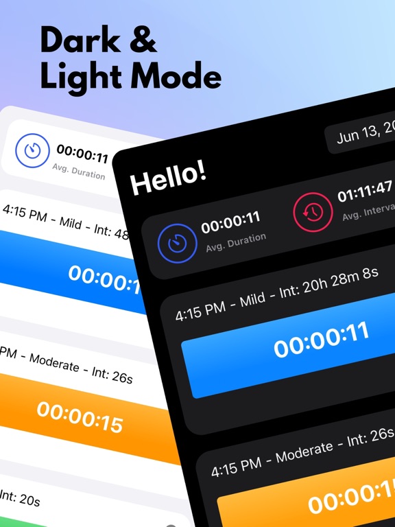 Contraction Tracker - Timer iPad screenshot 7 - Medical app