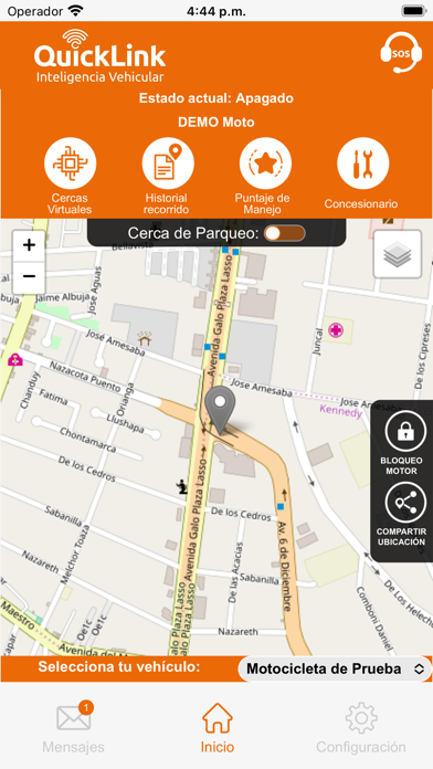 QuickLink Motos Screenshot