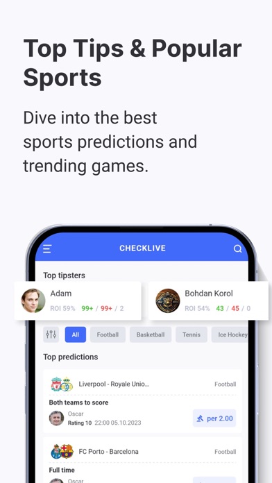 CHECKLIVE – Live Sports Scores Screenshot