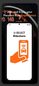 U-SELECT Rideshare-Rider screenshot #2 for iPhone