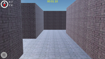 3D Maze of brick walls Screenshot
