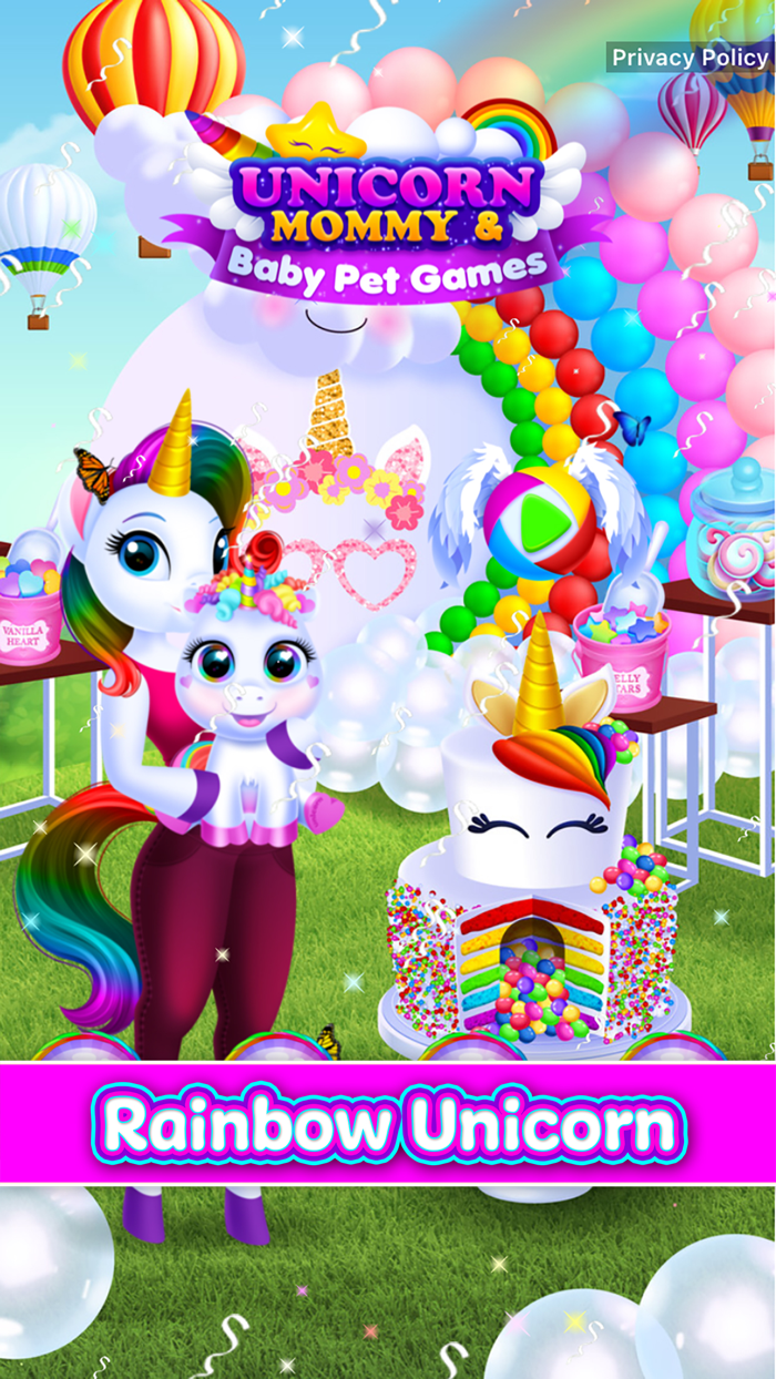 Unicorn Mommy Baby Pet Games
