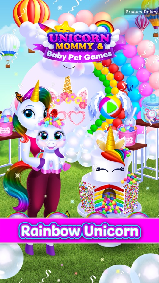 Unicorn Baby Pet Girl Games - 1.2 - (iOS)