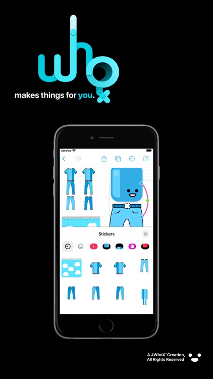 JWhoX GET Make Friends Sticker screenshot-3