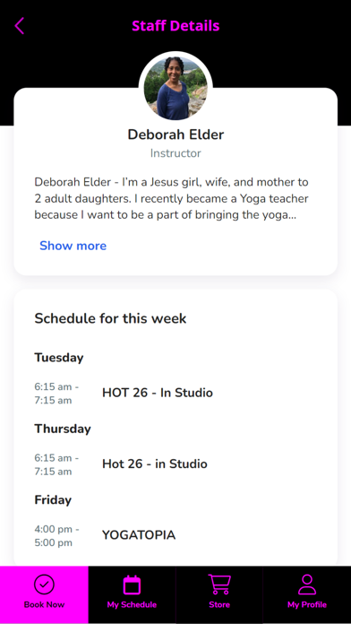 Rise + Refine Hot Yoga Screenshot