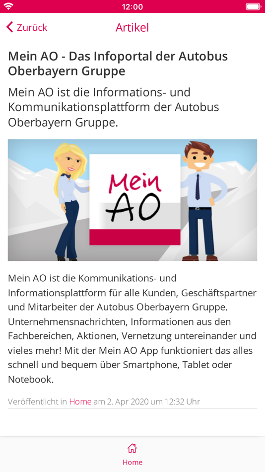 #3. Mein AO (iOS) Ved: Autobus Oberbayern GmbH