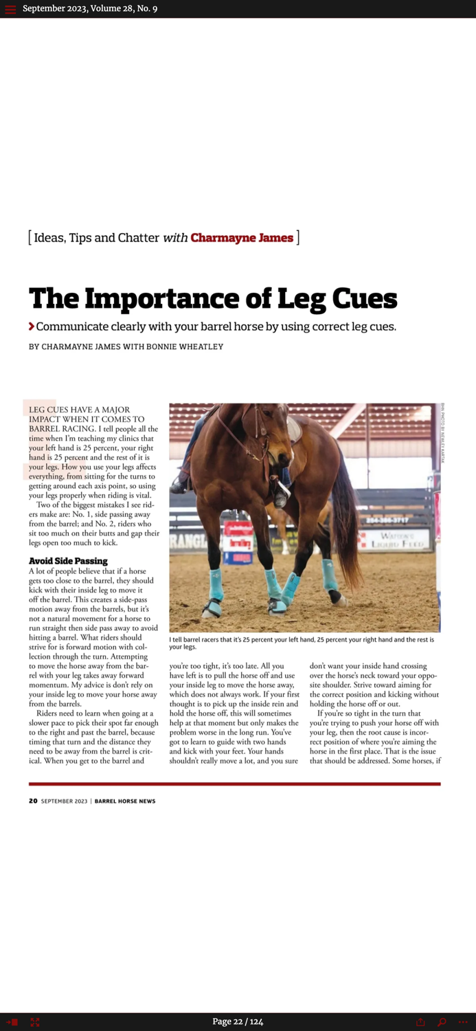 Barrel Horse News