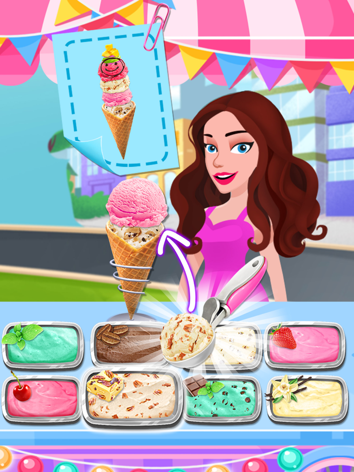 Frozen Ice Cream Shop