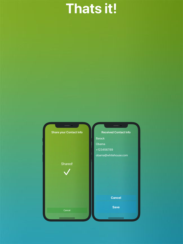 Meshare - Share Your Info