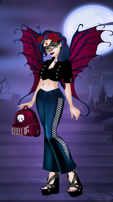 Dark Girl dress Up Screenshot
