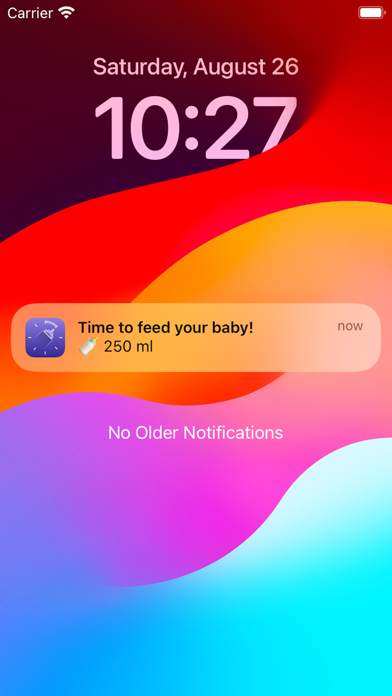 Baby Feeding Reminders Screenshot