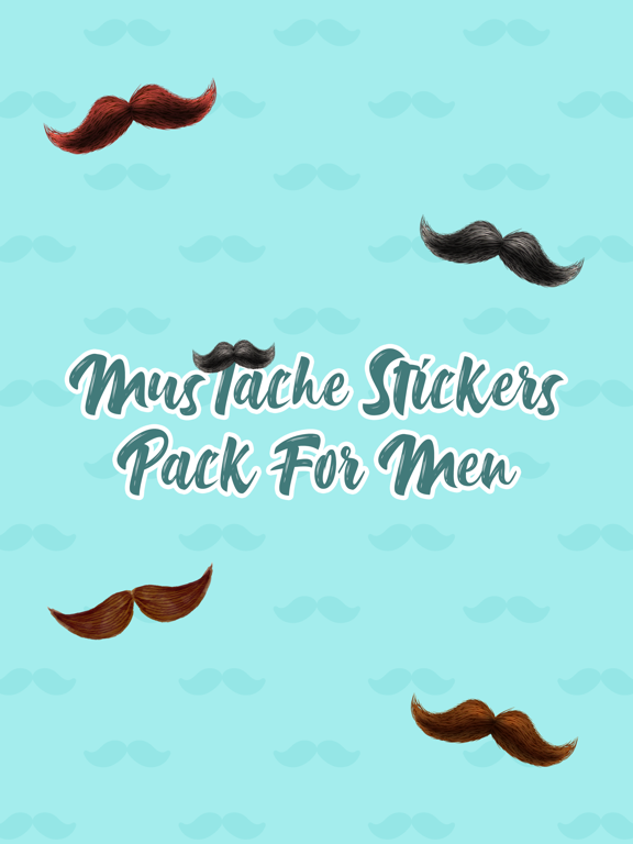 Screenshot #4 pour Mustache Stickers Pack For Men