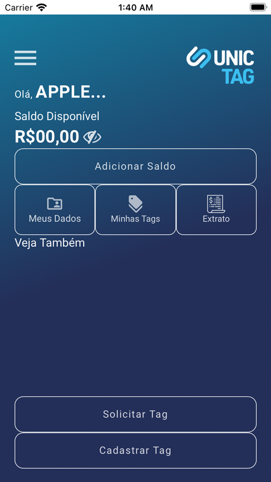 #2. UnicTag (iOS) 由: unic associacao de beneficios