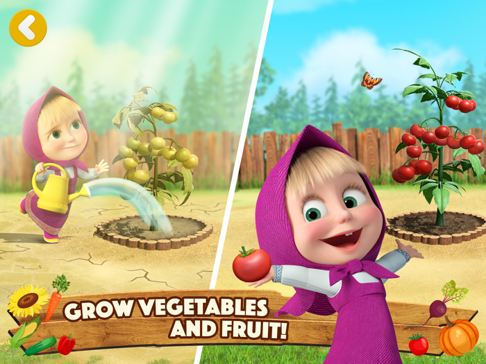 Masha and the Bear Farm Games