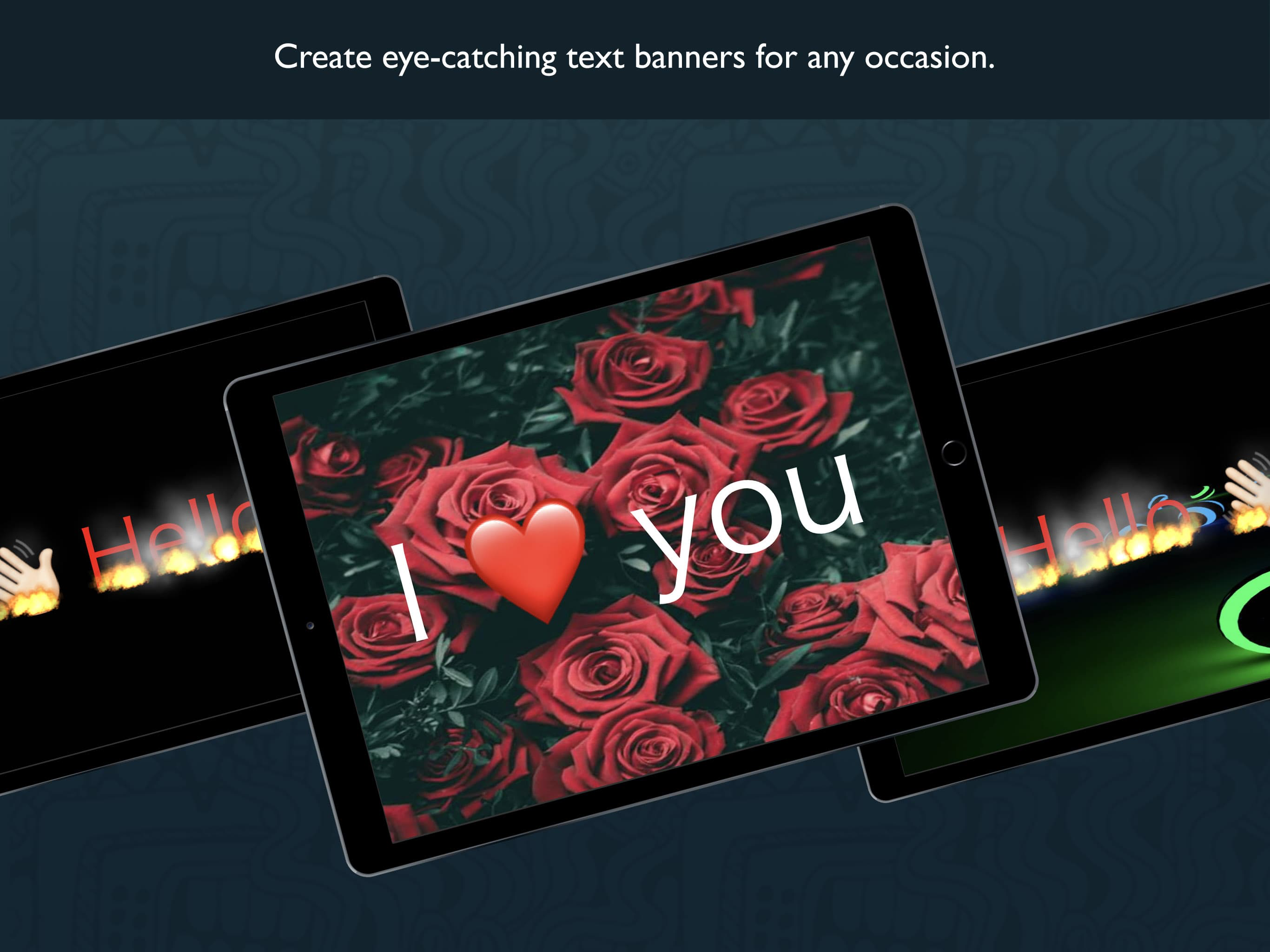 TEXT Animation Banner