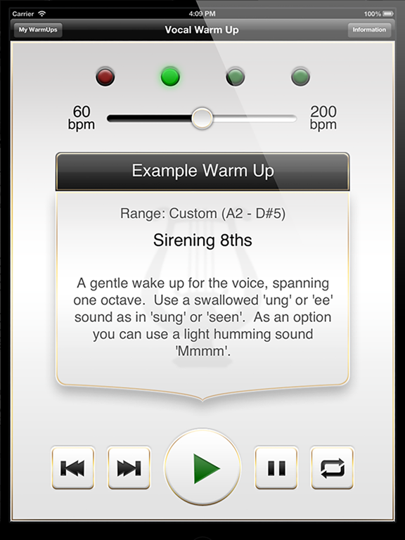 Screenshot #6 pour Vocal Warm Up by Musicopoulos