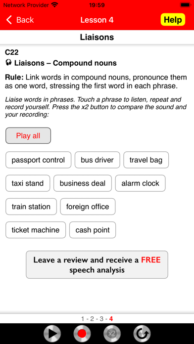 Fluent American Speech Screenshot