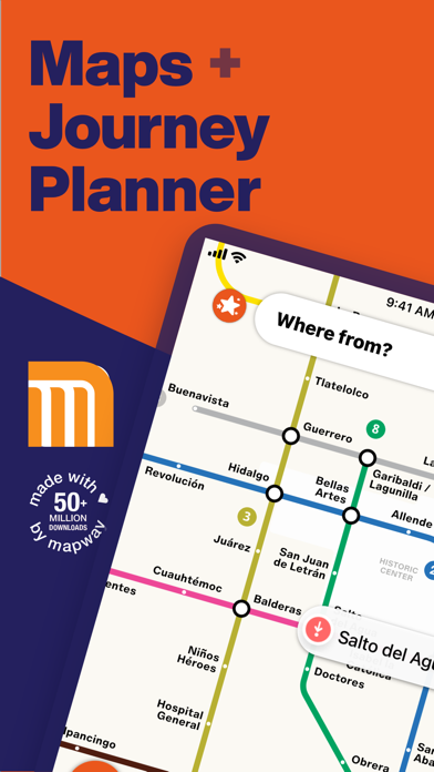 Screenshot #1 pour Mexico City Metro Map