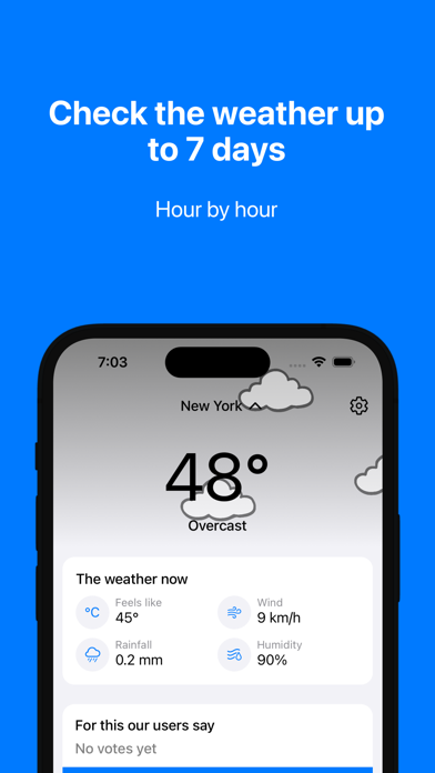 Oasis: Your weather Screenshot