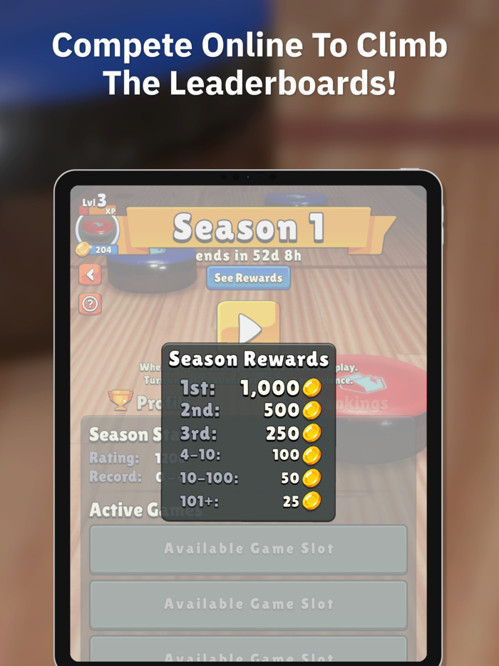 Tabletop Shuffleboard