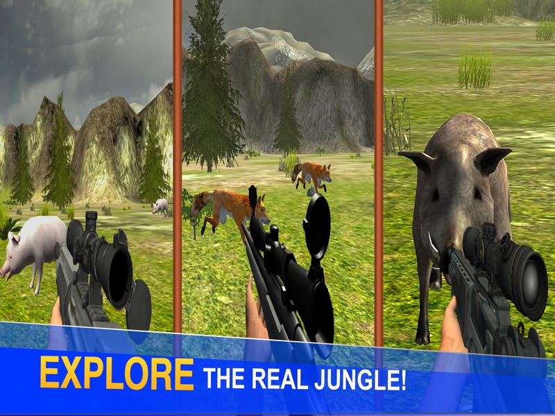 Jungle Sniper Hunting Game screenshot 12