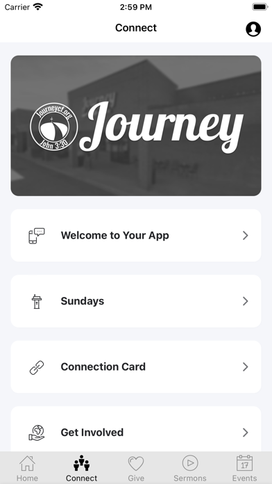 Journey Christian Fellowship iPhone screenshot 1 - Lifestyle app