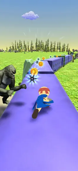 Game screenshot Train-Run 3D hack