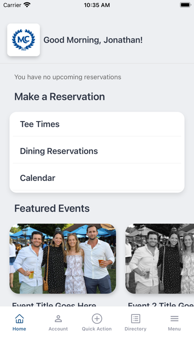Milbrook Mobile Screenshot