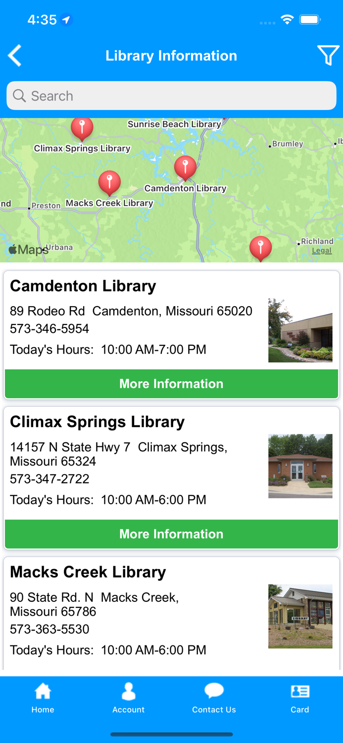 Camden County Lib Dist - MO