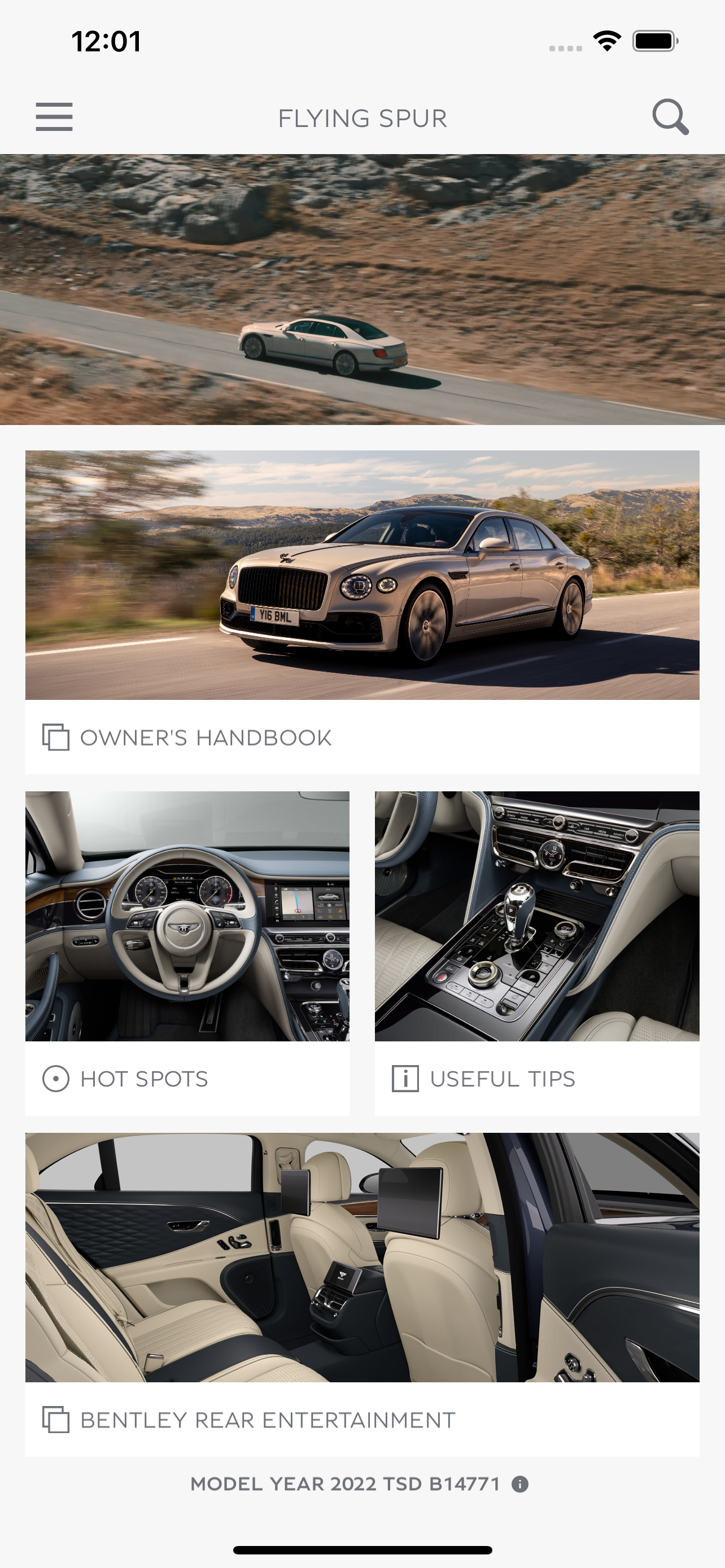 Bentley Driver's Guide