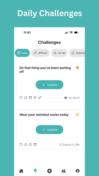 Sochally: Daily Challenges