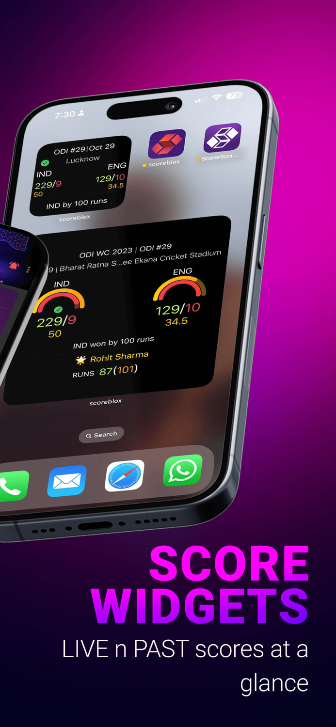 LIVE cricket scores scoreblox