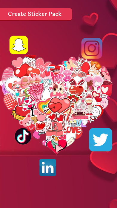 Valentine Day GIF & Stickers Screenshot