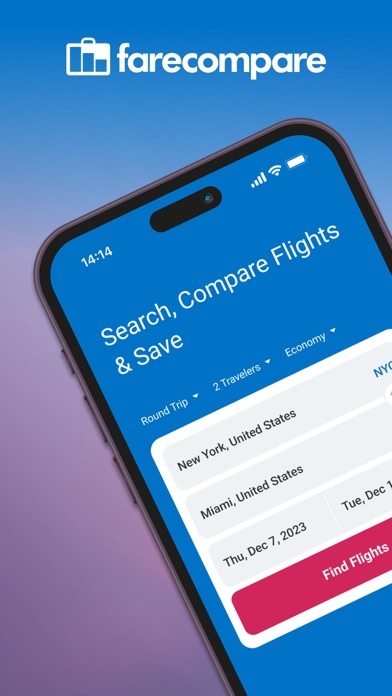 Farecompare: Cheap Flights Screenshot