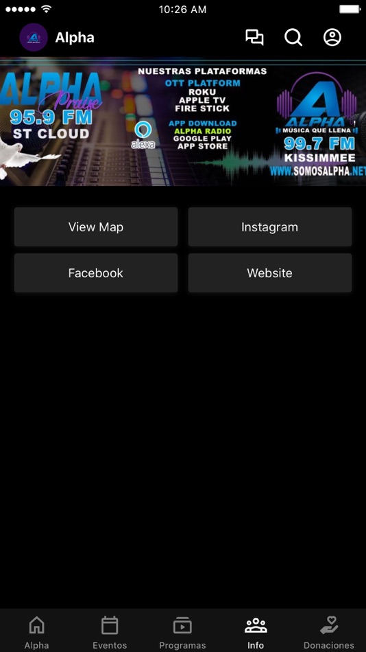 #3. Alpha Network (iOS) 由: Iglesia De Cristo Misionera El Tabernaculo, Inc.