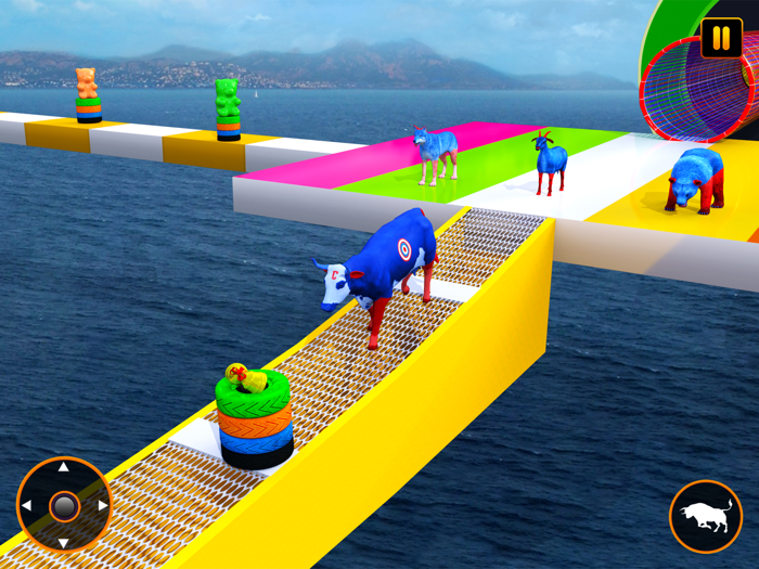 Animals Mega Ramp Challenge 3D