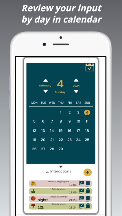 Symptoms & Activities Tracker