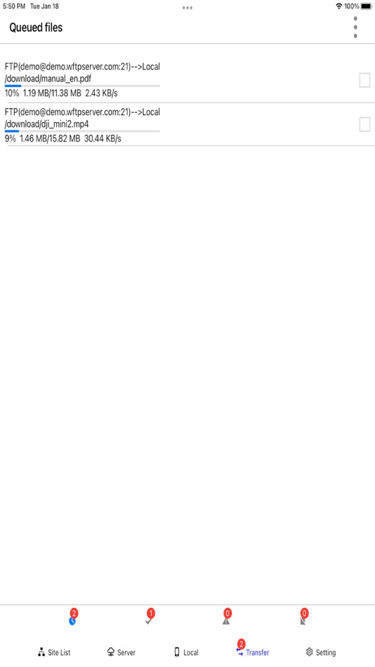#4. FTP Rush (iOS) By: 东 何