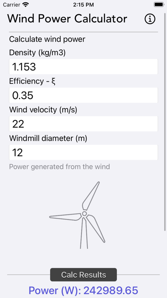 #10. Wind Power Calculator (iOS) 由: Nitrio