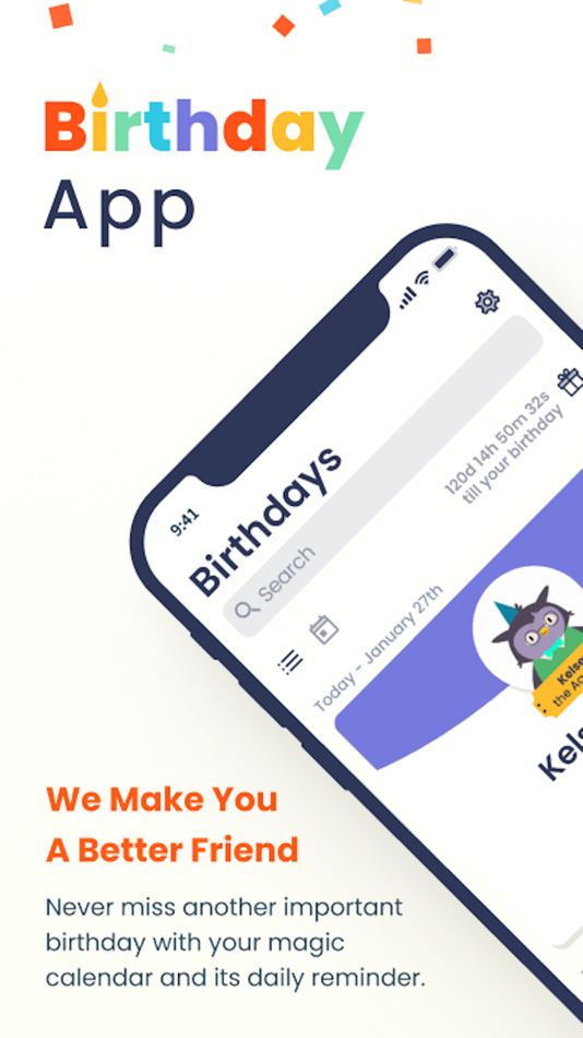 #1. Birthday App (iOS) 由: Try Time Capsule