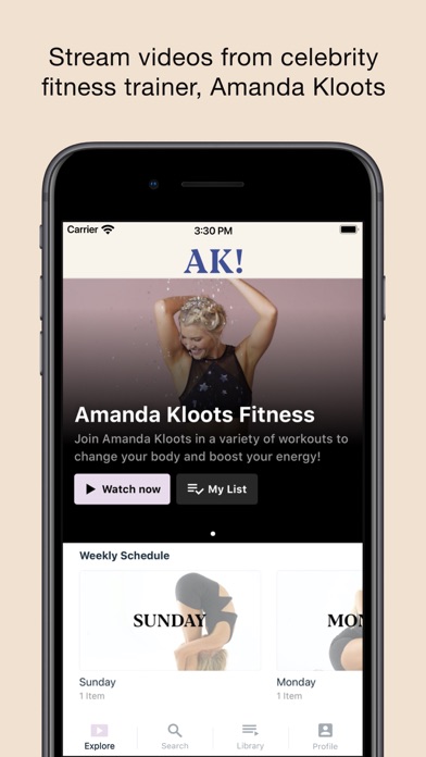Amanda Kloots Fitness Screenshot